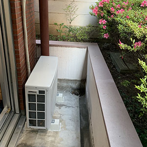 室外機の移動工事