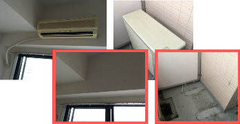 マンションでの標準取り外しと引き取り処分
